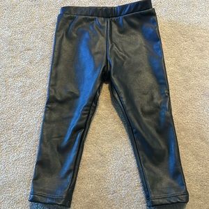 Worn once - excellent condition. Faux leather leggings